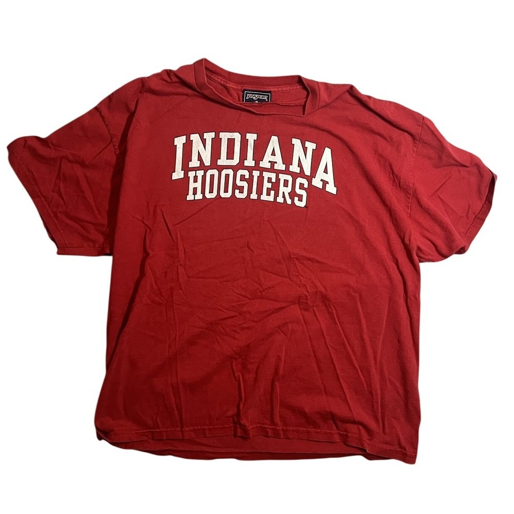Vintage JanSport Indiana Hoosiers T-Shirt Men's XL Red NCAA IU College